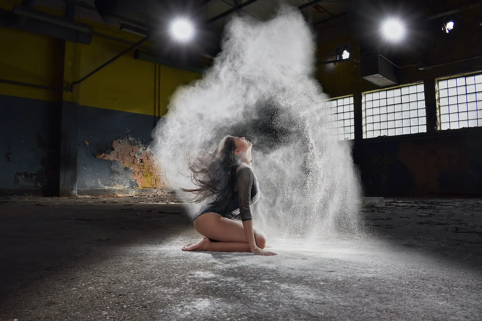 Mehlshooting- Mehlfotoshooting-Flourshoo