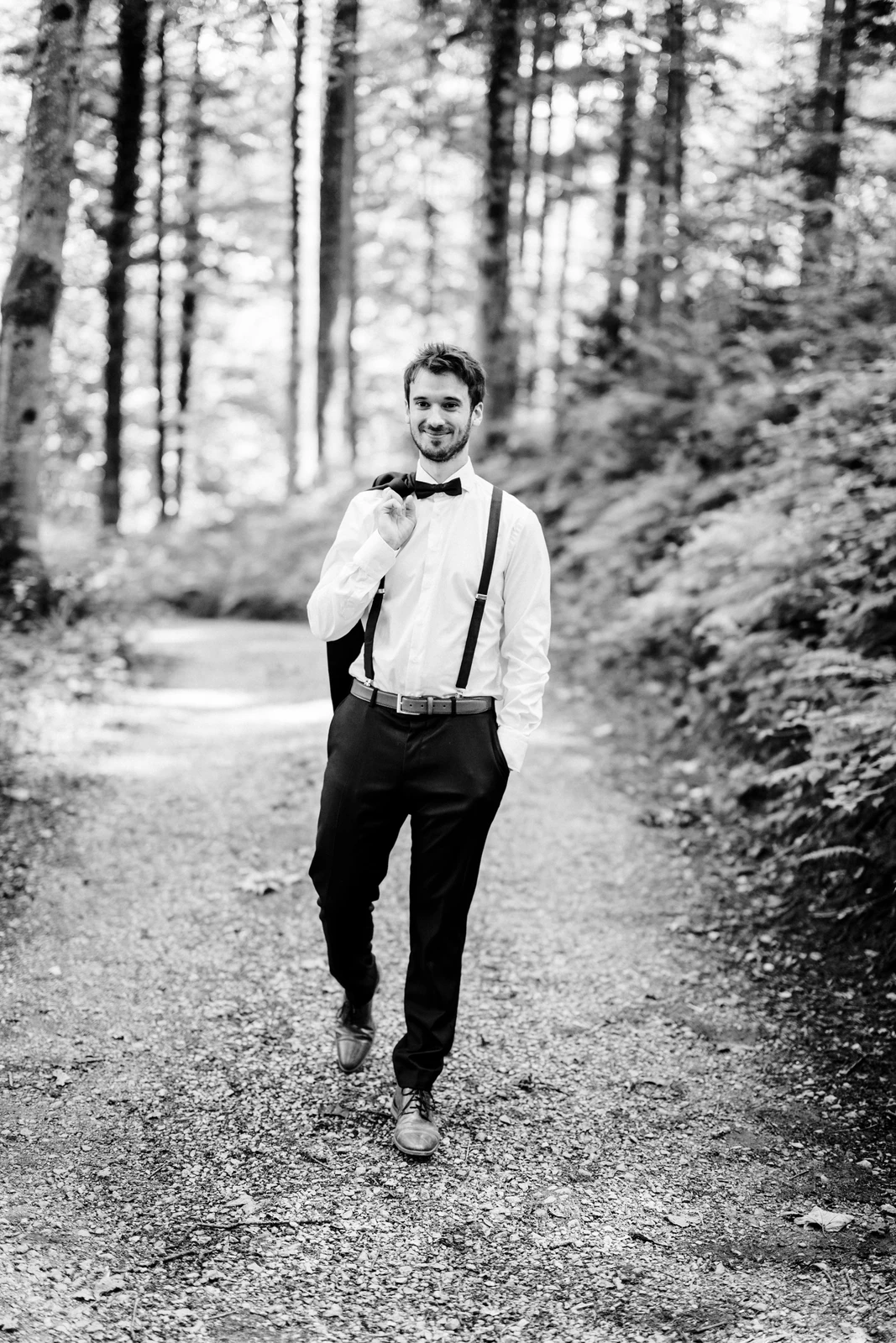 Brautpaarshooting beim im Wald